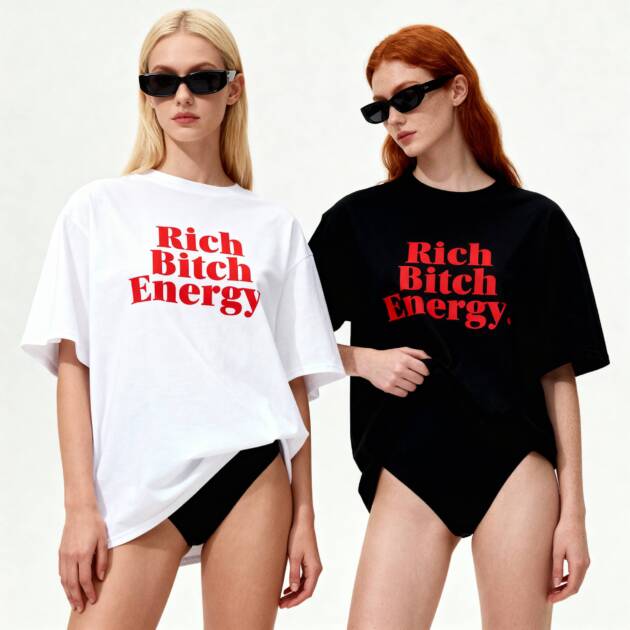 Two female models wearing the 